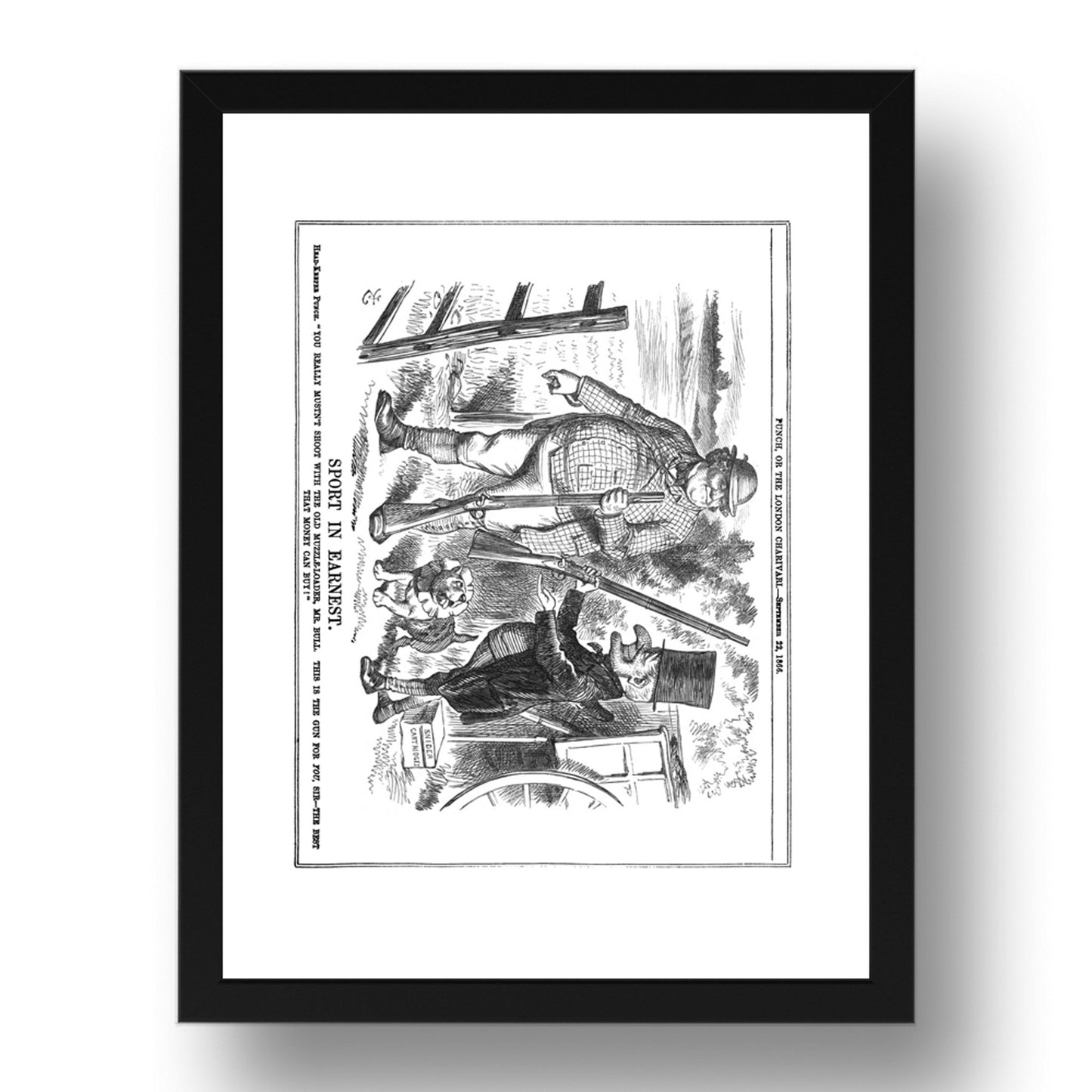 Snider Cartridges Muzzle Breech Enfield Rifles Victorian English Poster 1866 A4, vintage historic poster in 17x13"(A3) Frame