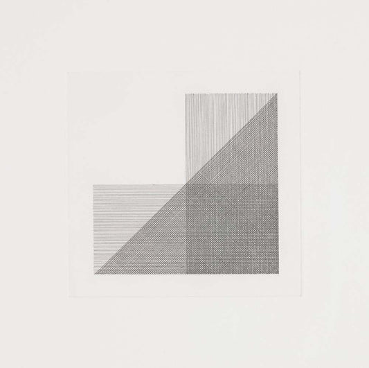 Sol LeWitt - Untitled (4) vintage art, A3 (16x12")  Poster Print 