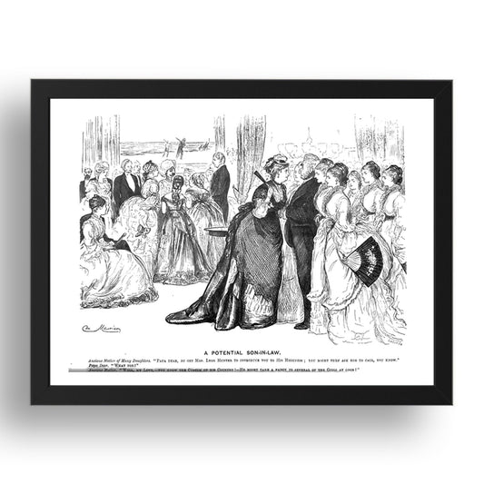 soninlaw, vintage historic poster in 17x13"(A3) Frame