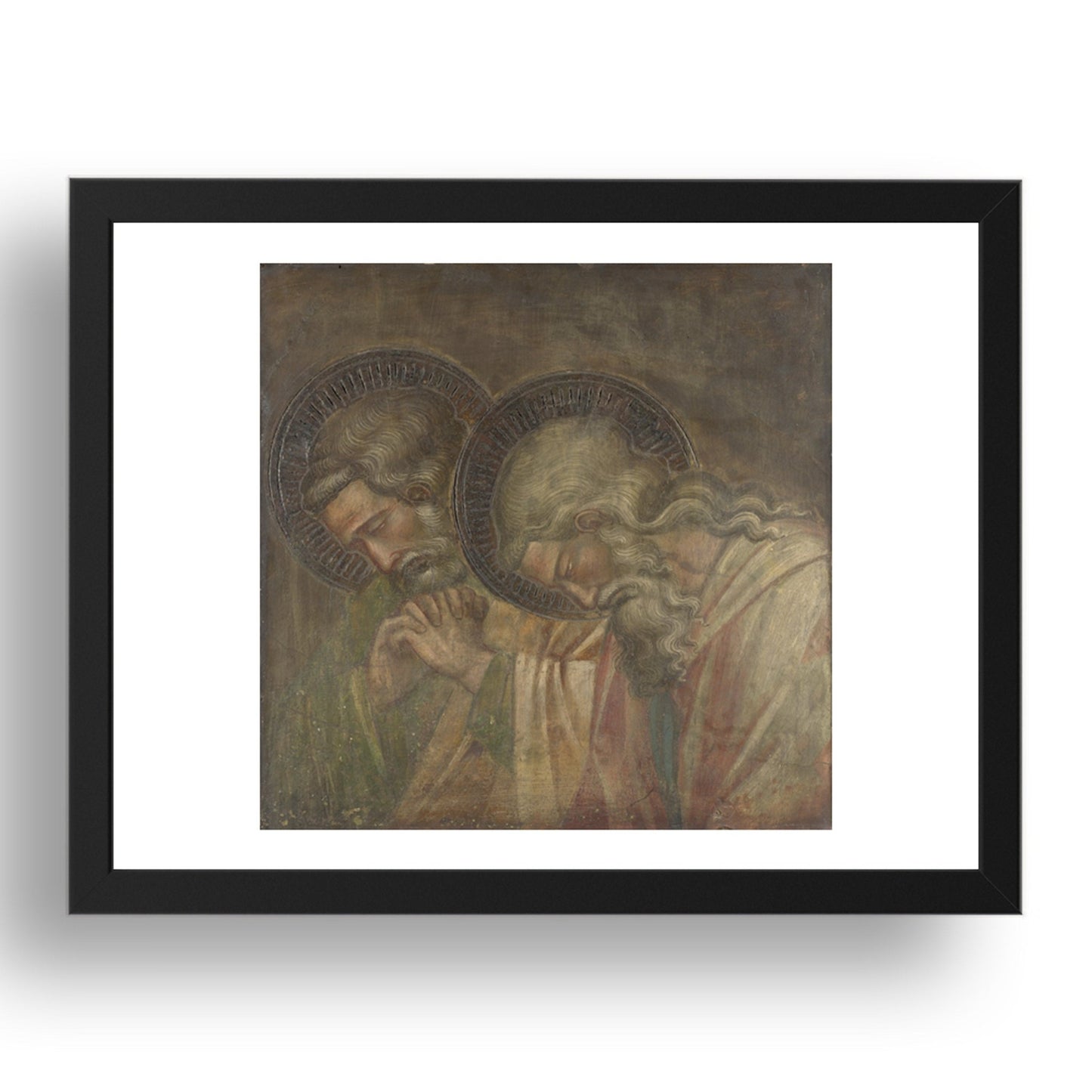 Spinello Aretino: Two Haloed Mourners, Poster in 17x13"(A3) Frame