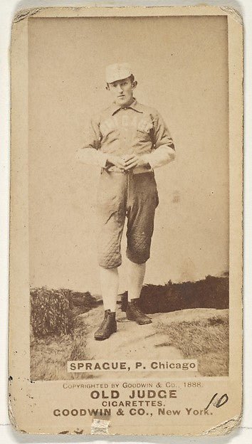 :Sprague Pitcher Chicago from the Old Judge series for Old J-16x12"(A3) Poster