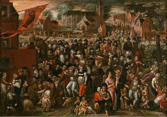 St. George’s Day, vintage artwork by Marten van Cleve the Elder, A3 (16x12") Poster Print