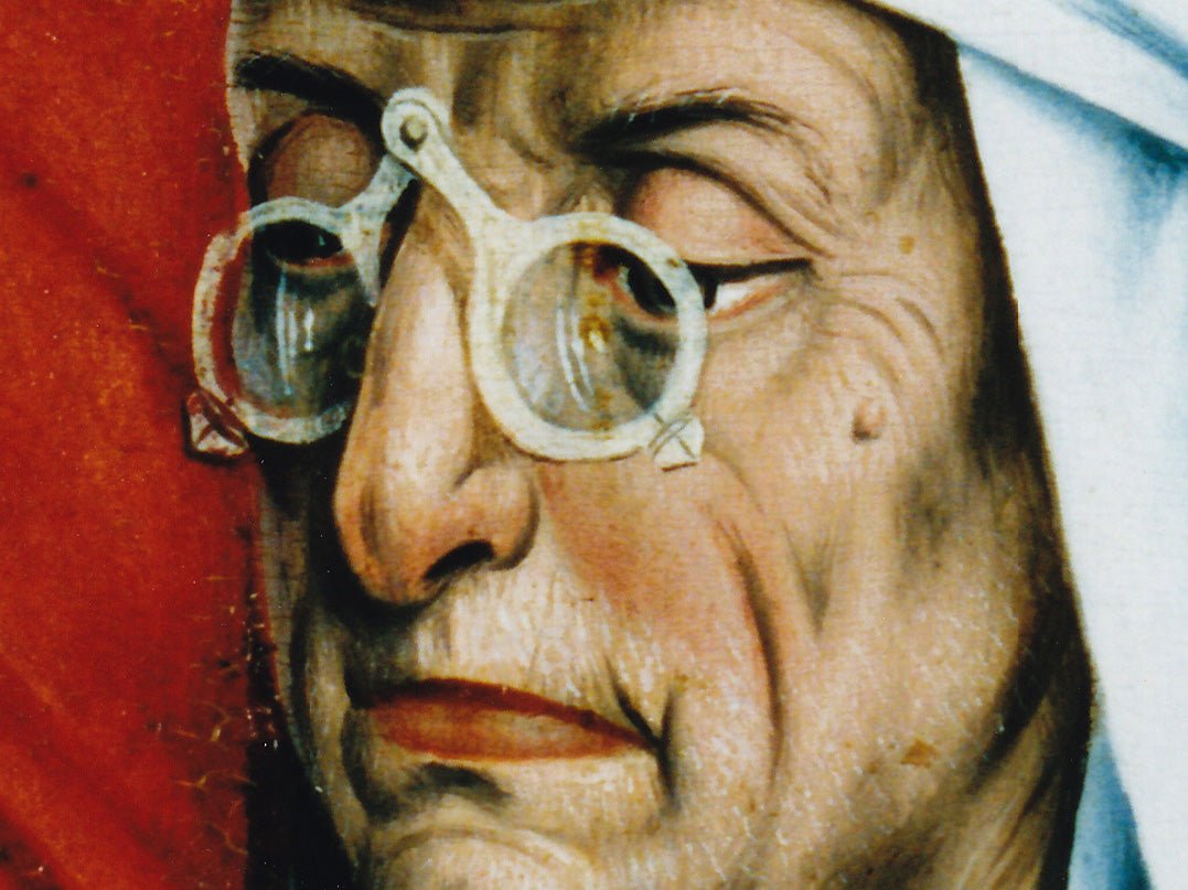 St-Jacobkirche Retable : Detail, vintage artwork by Friedrich Herlin, A3 (16x12") Poster Print