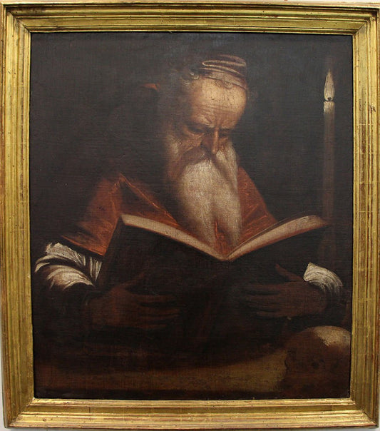 St. Jerome, vintage artwork by Luca Cambiaso, A3 (16x12") Poster Print