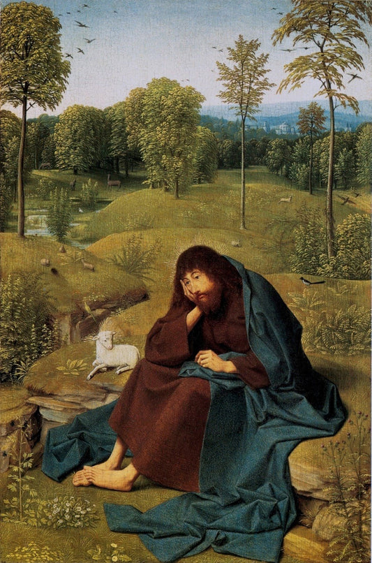 St. John the Baptist, vintage artwork by Geerten tot Sint Jans, A3 (16x12") Poster Print
