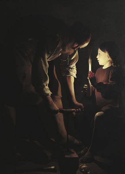 St. Joseph the Carpenter by Georges de la Tour, vintage art, modern poster print