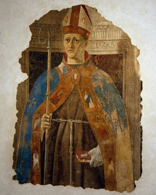 St Ludovico, vintage artwork by Piero della Francesca, A3 (16x12") Poster Print
