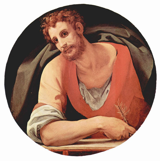 St. Mark, vintage artwork by Agnolo Bronzino, A3 (16x12") Poster Print