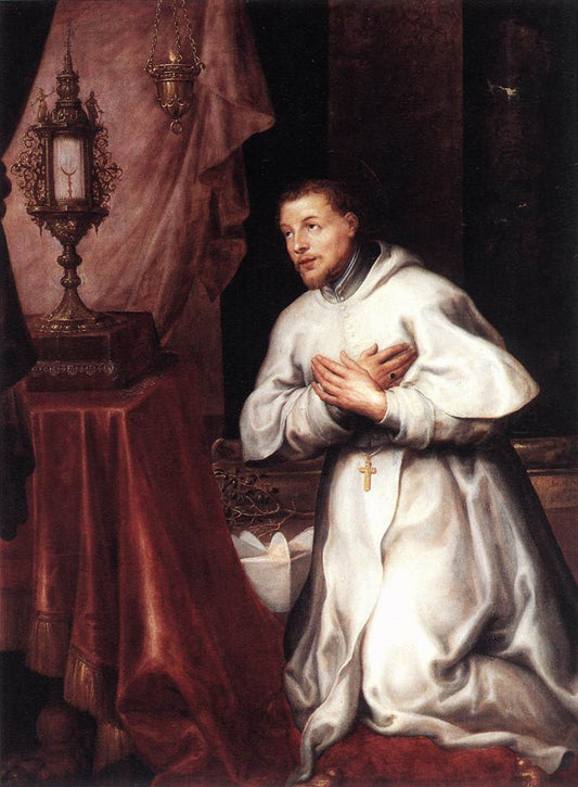 St. Norbert, vintage artwork by Maarten Pepyn, 12x8" (A4) Poster