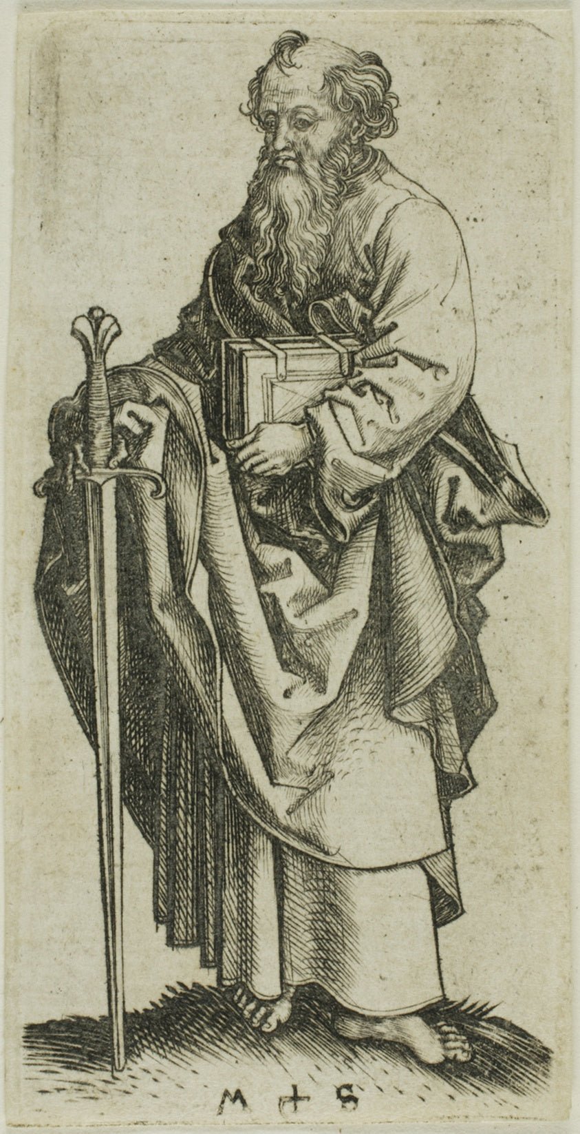 St. Paul, from Apostles by  Martin Schongauer, 23x16"( A2 size ) Poster Print