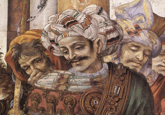St Philip Driving the Dragon from the Temple of Hieropolis (detail), vintage artwork by Filippino Lippi, A3 (16x12") Poster Print