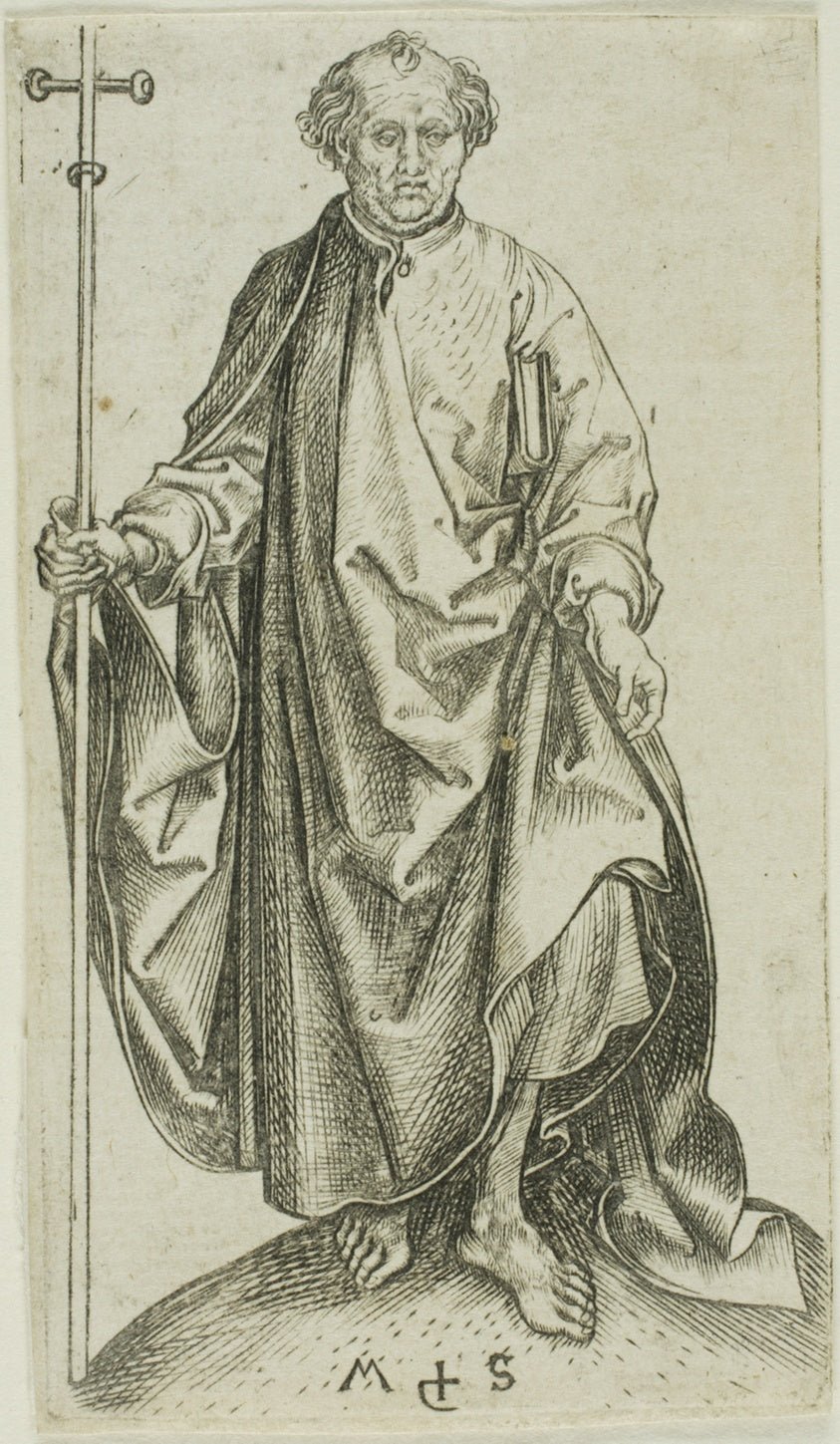 St. Philip, from Apostles by  Martin Schongauer, 23x16"( A2 size ) Poster Print