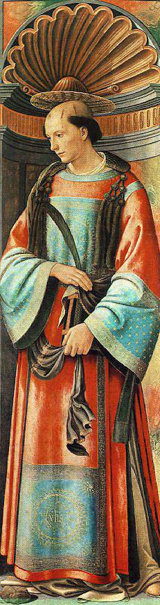 St Stephen, vintage artwork by Domenico Ghirlandaio, A3 (16x12") Poster Print
