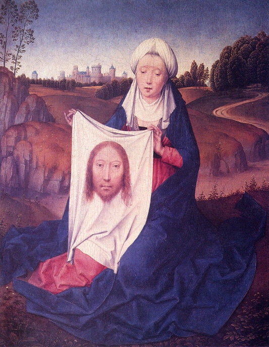St. Veronica, vintage artwork by Hans Memling, A3 (16x12") Poster Print