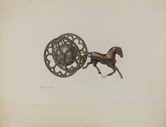 Stanley Chin:Toy Bell Cart,16x12"(A3) Poster