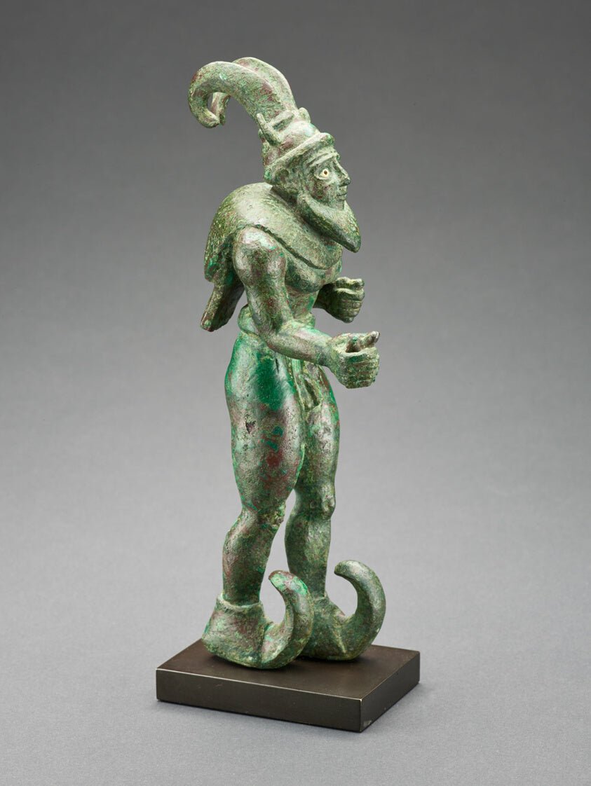 Statuette of a Striding Figure by  Proto-Elamite or Mesopotamian, 23x16"( A2 size ) Poster Print