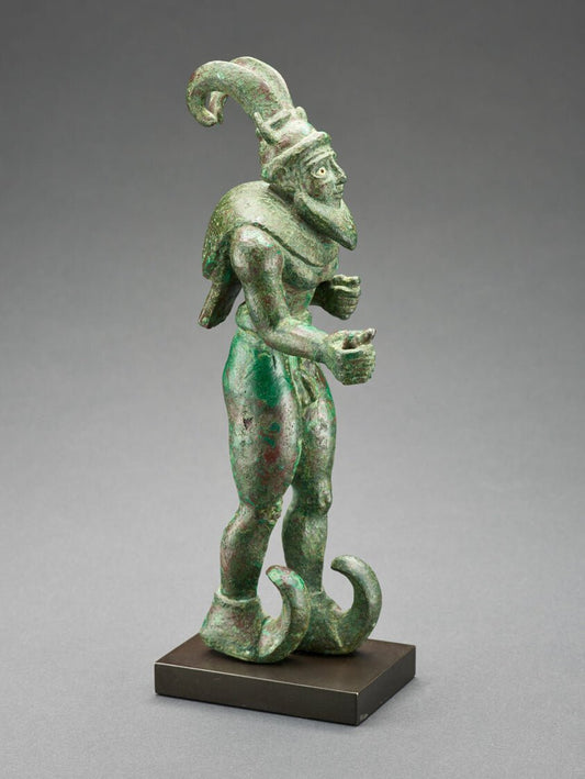 Statuette of a Striding Figure by  Proto-Elamite or Mesopotamian, 23x16"( A2 size ) Poster Print