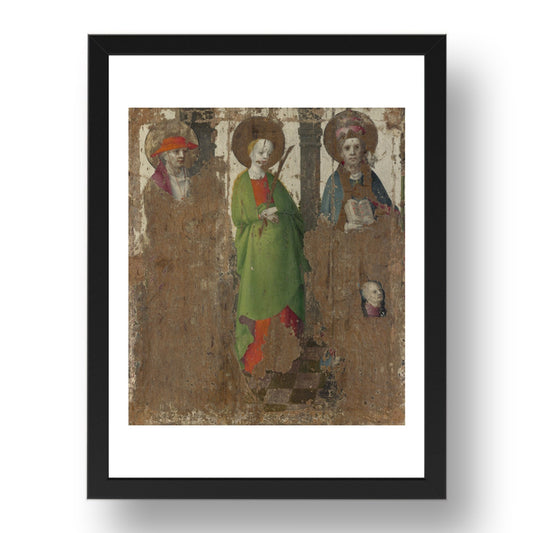 Stephan Lochner: Three Saints (1), Poster in 17x13"(A3) Frame