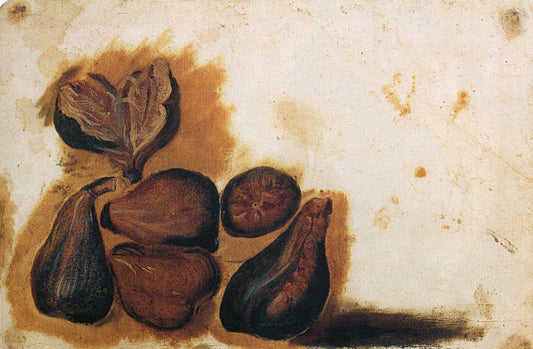 Still-Life of Figs, vintage artwork by Simone Peterzano, A3 (16x12") Poster Print