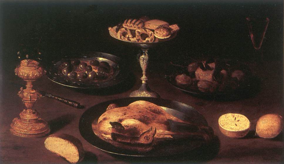 Still-life, vintage artwork by Osias Beert, A3 (16x12") Poster Print