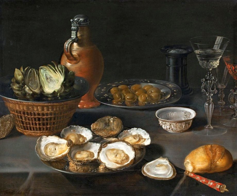 Still-life with Artichokes, vintage artwork by Osias Beert, A3 (16x12") Poster Print