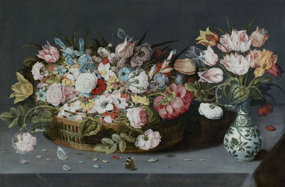 Still-Life with Flowers, vintage artwork by Osias Beert, A3 (16x12") Poster Print