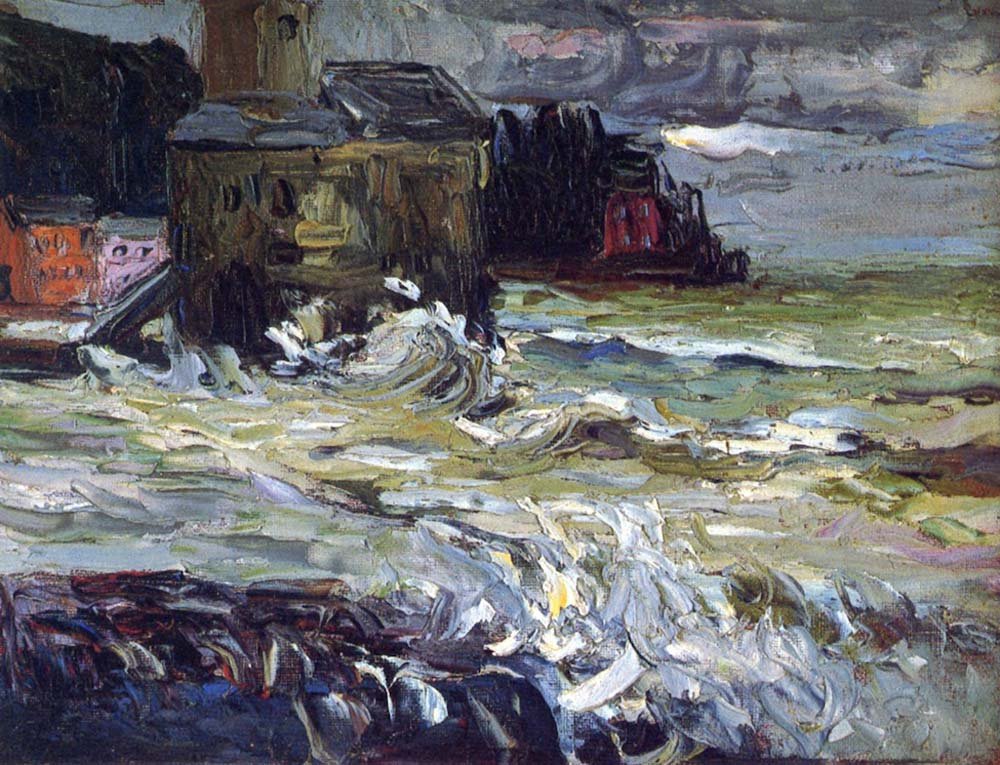 Stormy Day - Wassily Kandinsky -1906 by Wassily Kandinsky, 23x16"( A2 size ) Poster Print