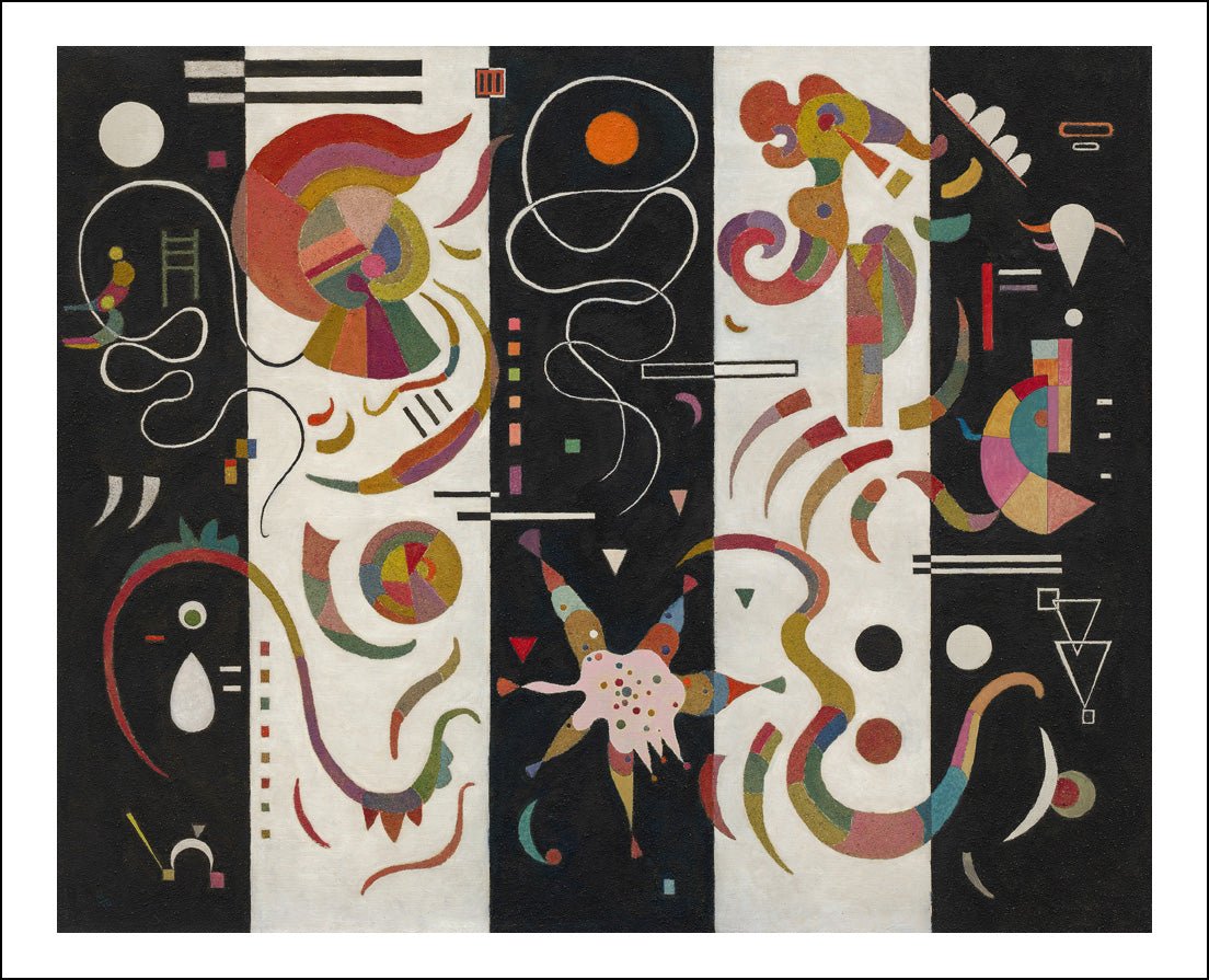 Striped, 1934 by Wassily Kandinsky, 23x16"( A2 size ) Poster Print