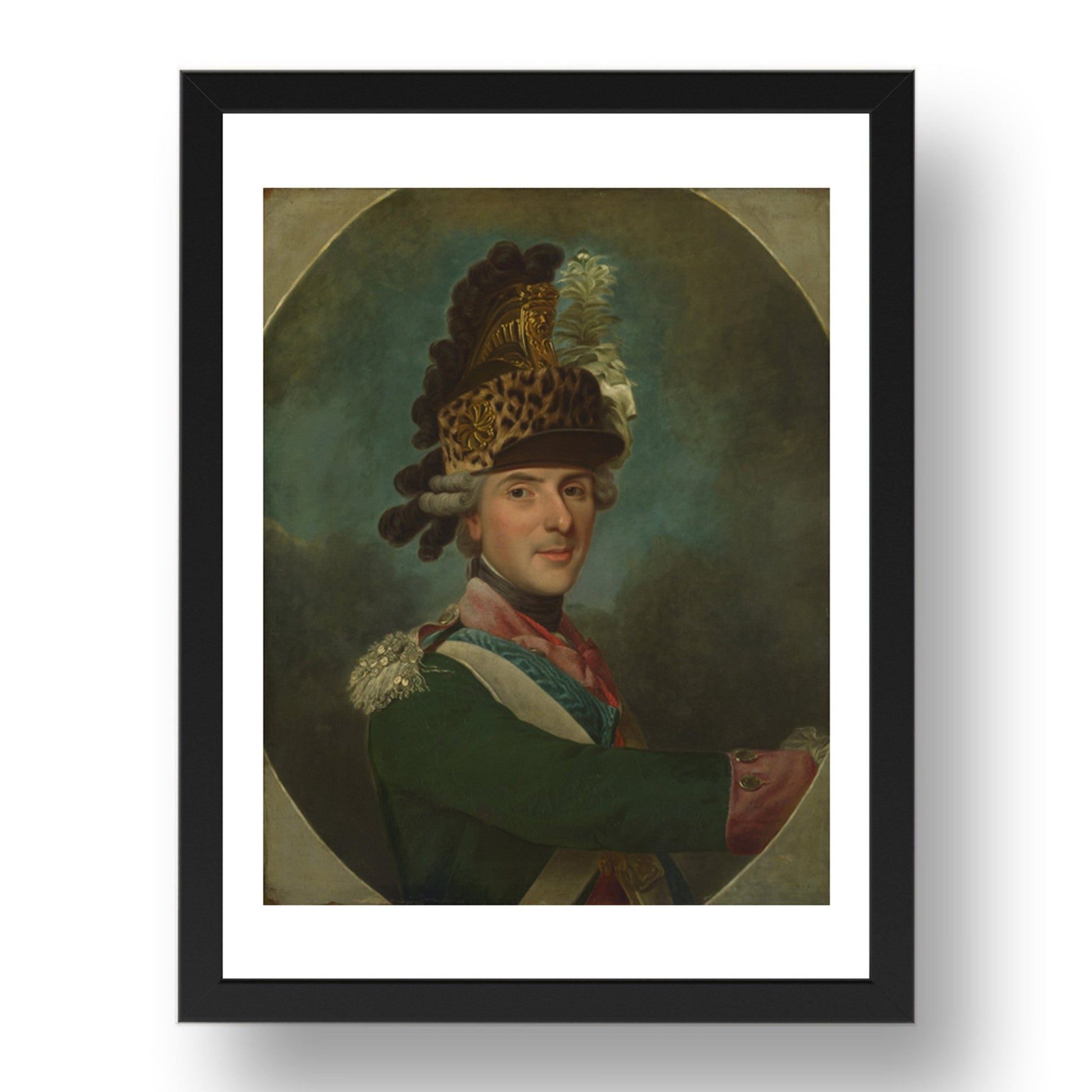 Studio of Alexandre Roslin: The Dauphin, Louis de France, Poster in 17x13"(A3) Frame