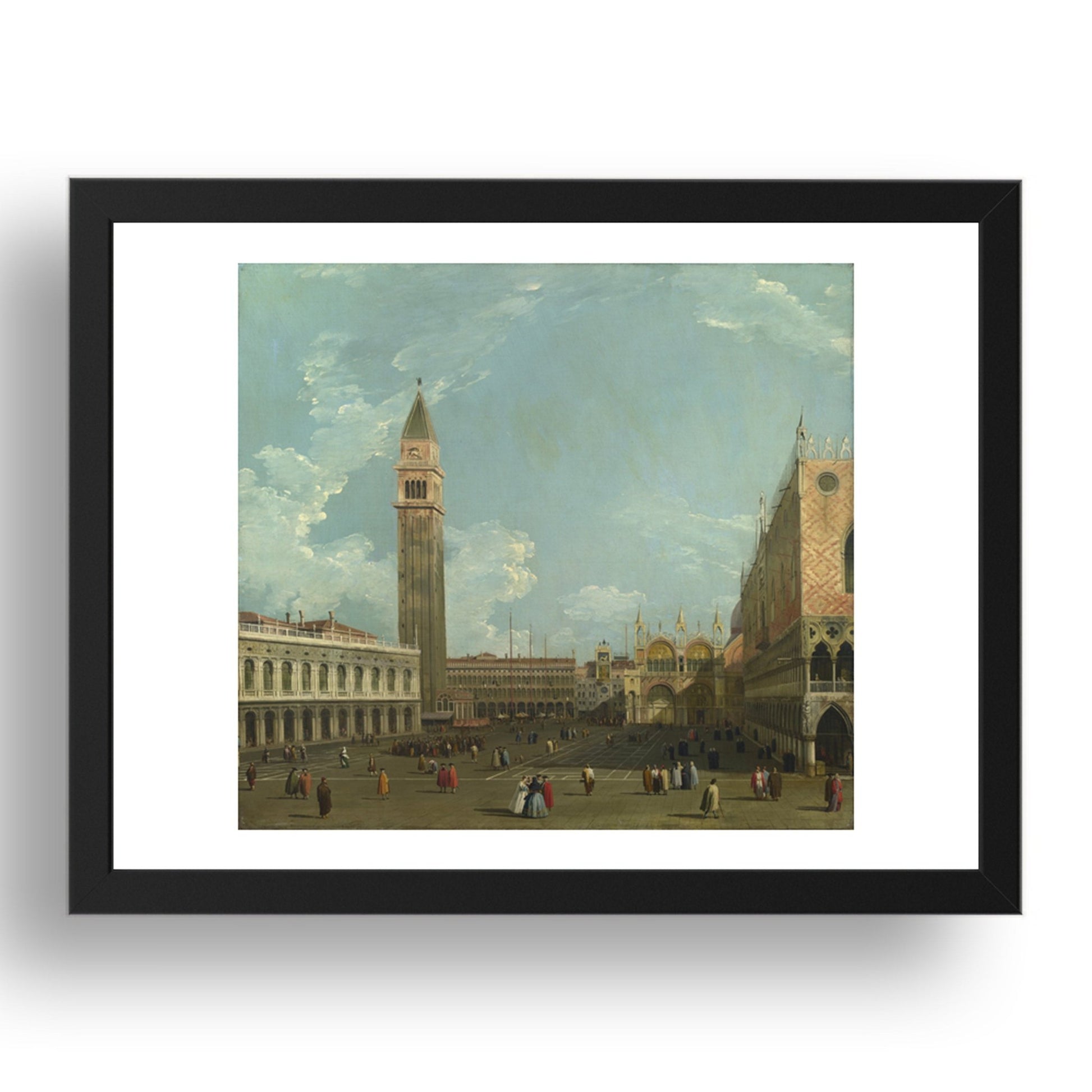 Studio of Canaletto: Venice: The Piazzetta from the Molo, Poster in 17x13"(A3) Frame