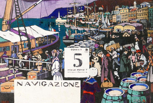 Study for a Ship Poster - Wassily Kandinsky -1906 by Wassily Kandinsky, 23x16"( A2 size ) Poster Print