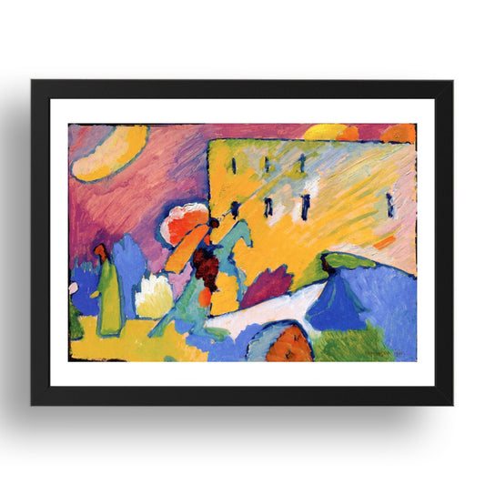 Study for Improvisation 3 1909 by Wassily Kandinsky, 17x13" Frame