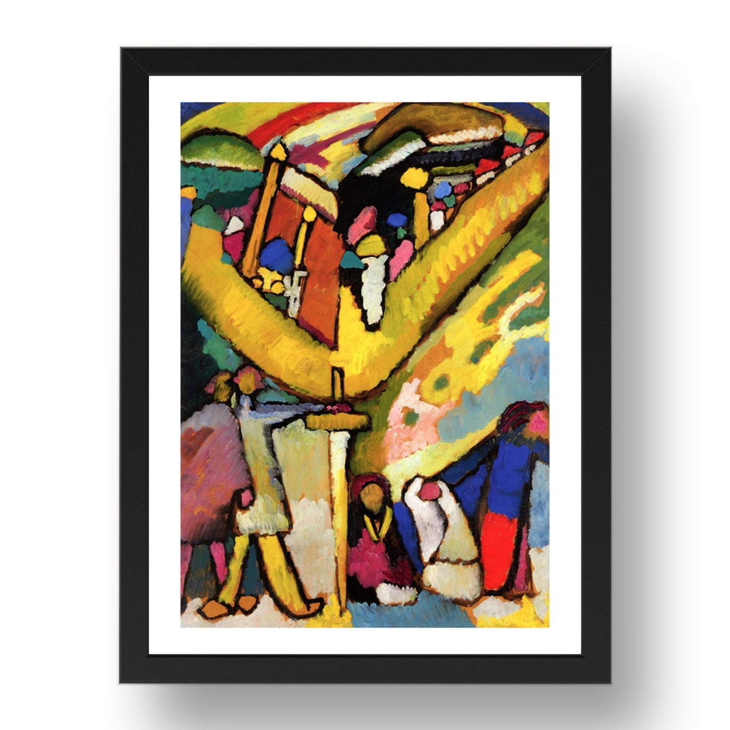 Study for Improvisation 8 1909 by Wassily Kandinsky, 17x13" Frame