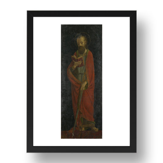 Style of Ambrogio Bergognone: Saint Paul, Poster in 17x13"(A3) Frame