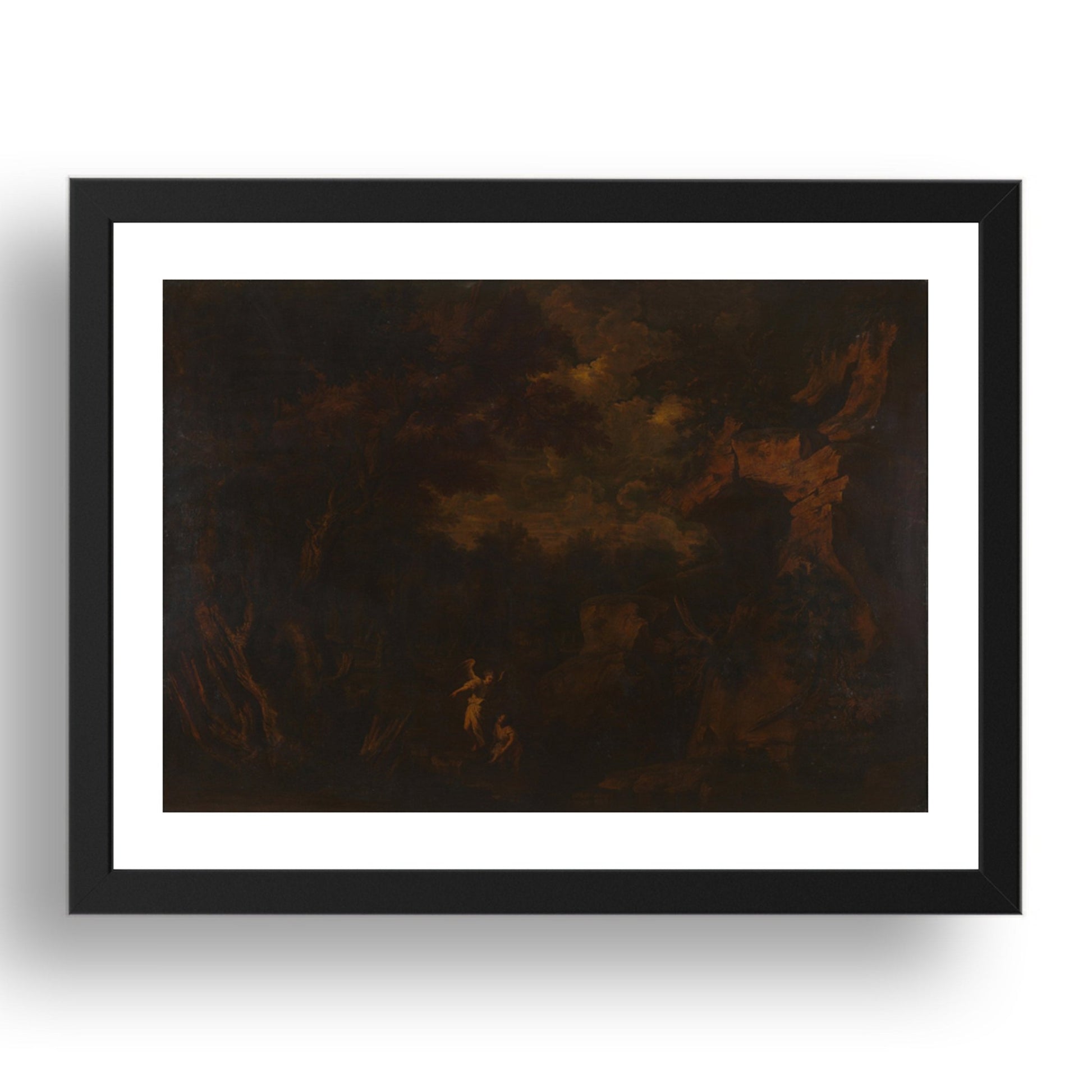 Style of Salvator Rosa: Tobias and the Angel, Poster in 17x13"(A3) Frame