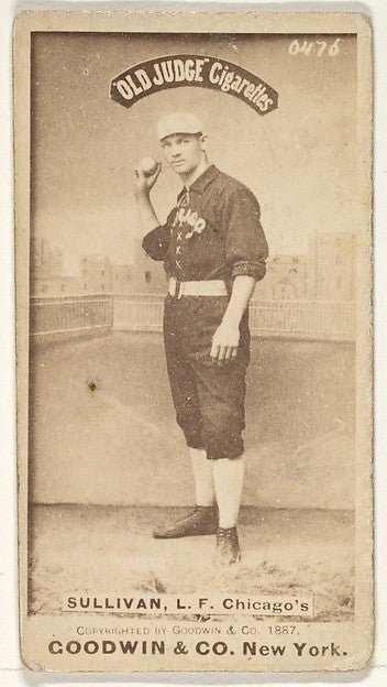 :Sullivan Left Field Chicago from the Old Judge series for O-16x12"(A3) Poster