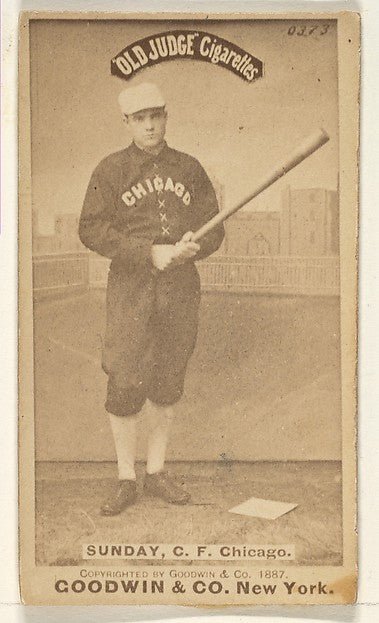 :Sunday Center Field Chicago from the Old Judge series for O-16x12"(A3) Poster