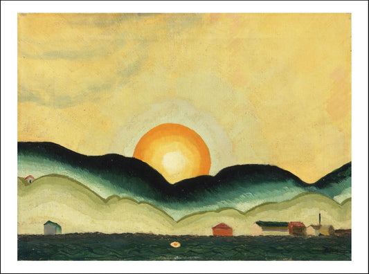 Sunrise by Arthur Dove, vintage art, modern poster print