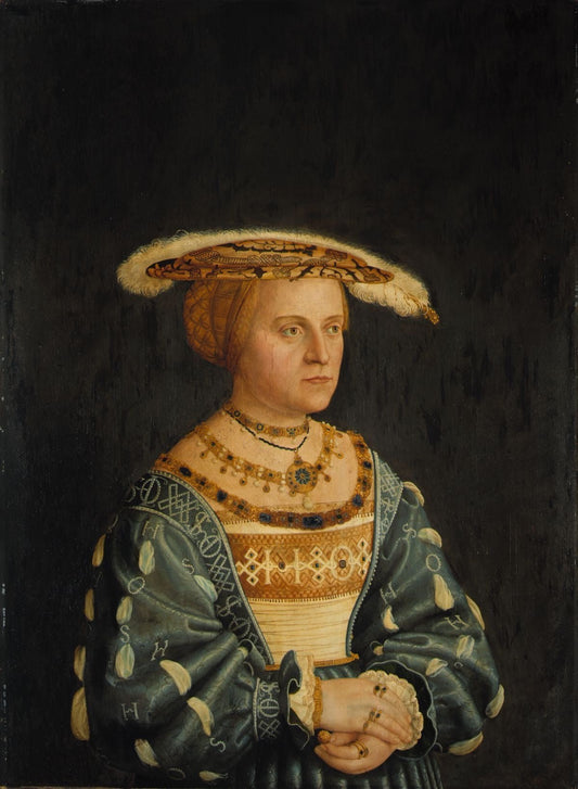 Susanna, Herzogin von Pfalz-Neuburg, vintage artwork by Barthel Beham, A3 (16x12") Poster Print