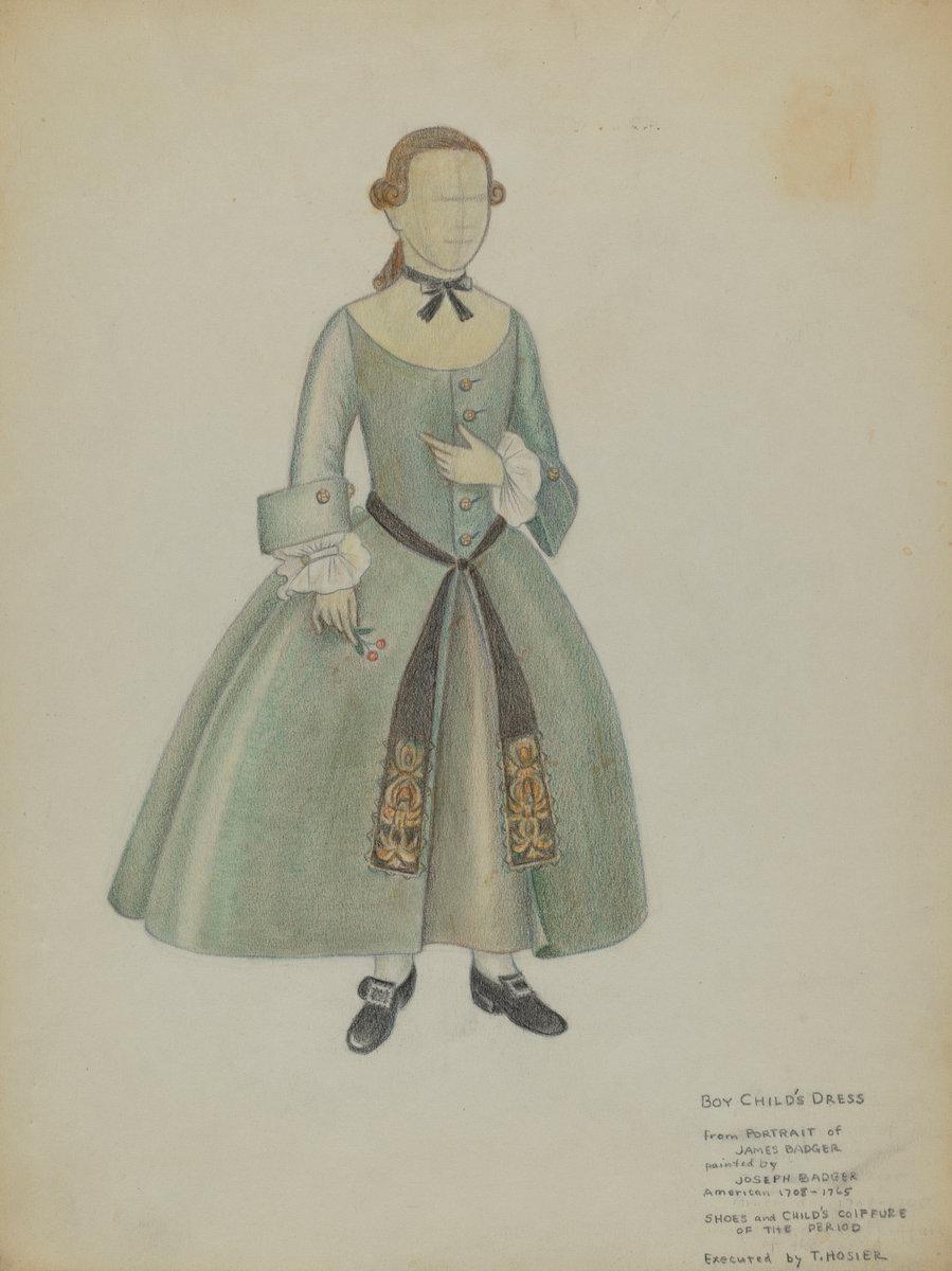 Tabea Hosier:Boy's Dress,16x12"(A3) Poster