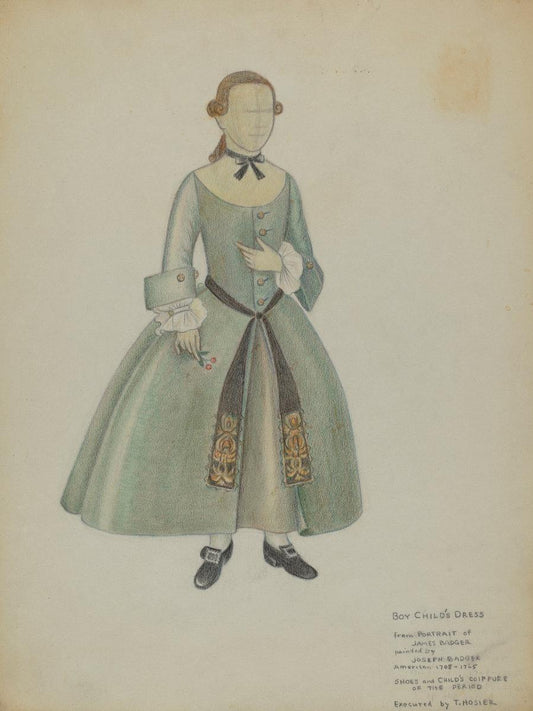 Tabea Hosier:Boy's Dress,16x12"(A3) Poster