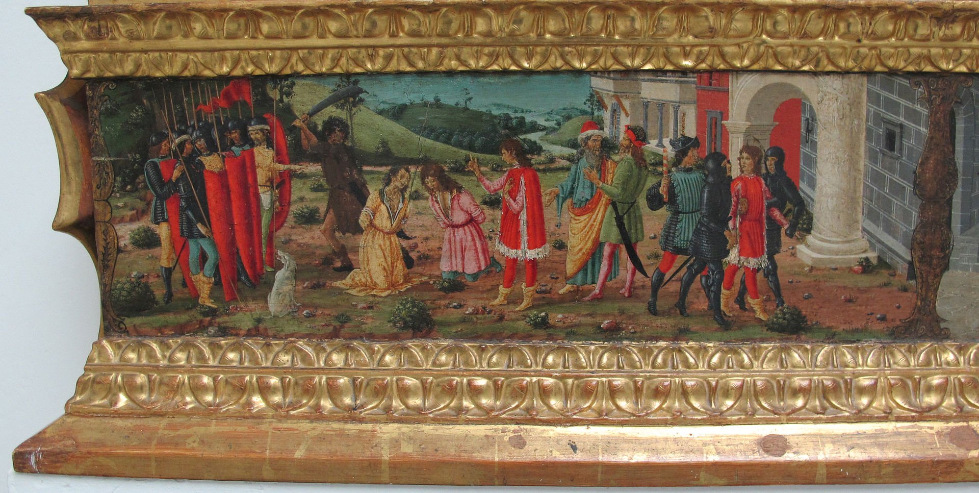 Tabernacle of Saint Sebastian, vintage artwork by Francesco Botticini, A3 (16x12") Poster Print