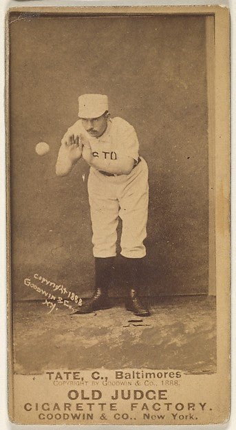 :Tate Catcher Baltimore Orioles from the Old Judge series fo-16x12"(A3) Poster