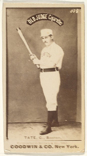 :Tate Catcher Boston from the Old Judge series for Old Judge-16x12"(A3) Poster