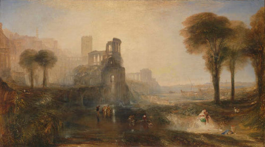 caligula's palace and bridge by J.M.W.Turner, 12x8" (A4) Poster