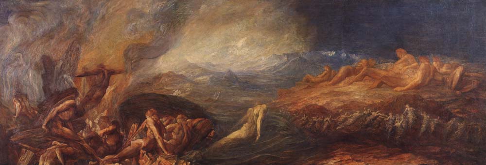 chaos by George Frederic Watts, ca. 1875, 12x8" (A4) Poster