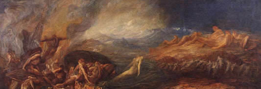 chaos by George Frederic Watts, ca. 1875, 12x8" (A4) Poster