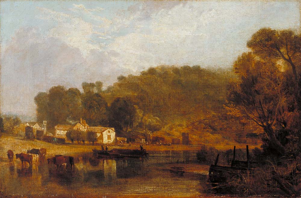 cliveden on thames by J.M.W.Turner, 1807, 12x8" (A4) Poster