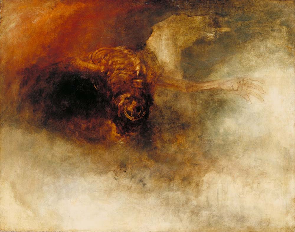 death on a pale horse by J.M.W. Turner, 12x8" (A4) Poster