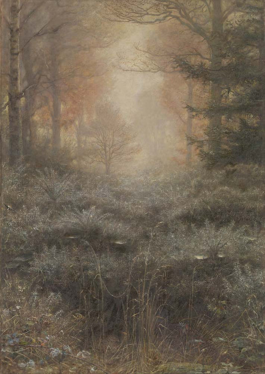 dew drenched furze by Sir J.E. Millais, ca 1889, 12x8" (A4) Poster